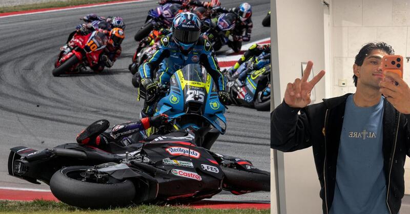 MotoGP 2026. GP di Catalunya. Finisce in ospedale il difficilissimo weekend di Jorge Mart&iacute;n: 6 cadute, zero punti e tanta rabbia [VIDEO]