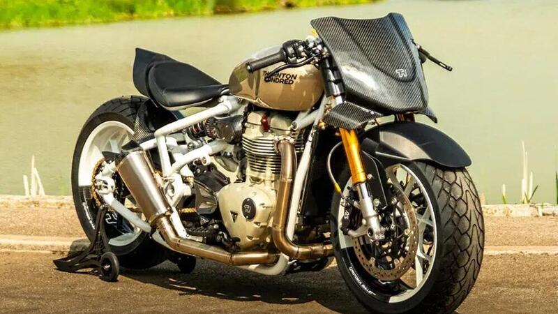 Thornton Hundred trasforma la Bobber Triumph in una special da record
