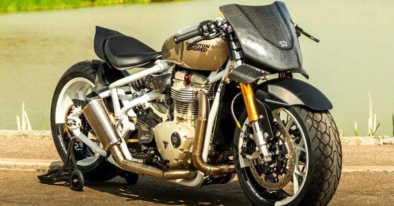 Thornton Hundred trasforma la Bobber Triumph in una special da record