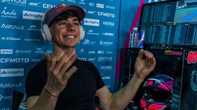 MotoGP 2026. David Alonso: "Il salto in Moto2 &egrave; stato un bagno di realt&agrave;. La MotoGP? Il tempo lo dir&agrave;, io penso a correre"