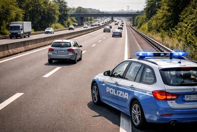 Autostrada, la corsia centrale non &egrave; &ldquo;terra di nessuno&rdquo;: multe e punti persi per chi non tiene la destra