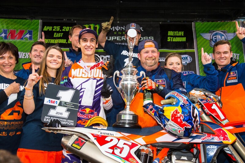 KTM festeggia il secondo titolo statunitense con Musquin in 250SX East Coast