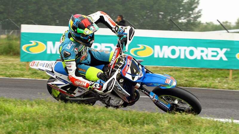 Supermoto. GP d&rsquo;Italia a Ottobiano, vittoria di Chareyre