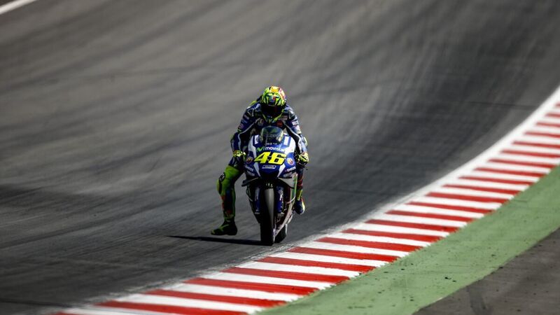 Yamaha Movistar MotoGP in pista