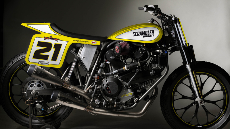 Ducati Scrambler: la moto di  Bayliss per il Campionato Flat Track