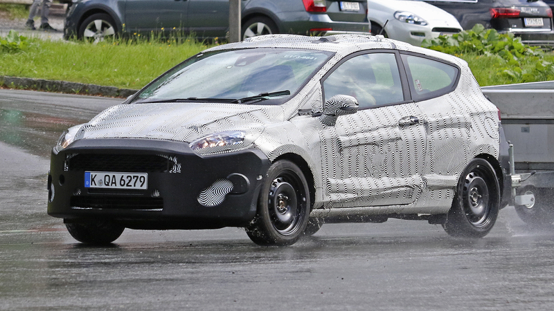 Ford Fiesta 3 porte 2017, i primi scatti
