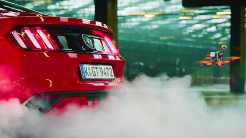 Dronekhana, le auto Ford contro i droni [VIDEO]