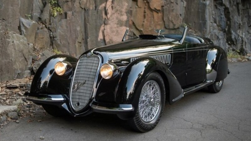 Alfa 8C 2900B Touring venduta a 19,8 milioni di dollari a Monterey