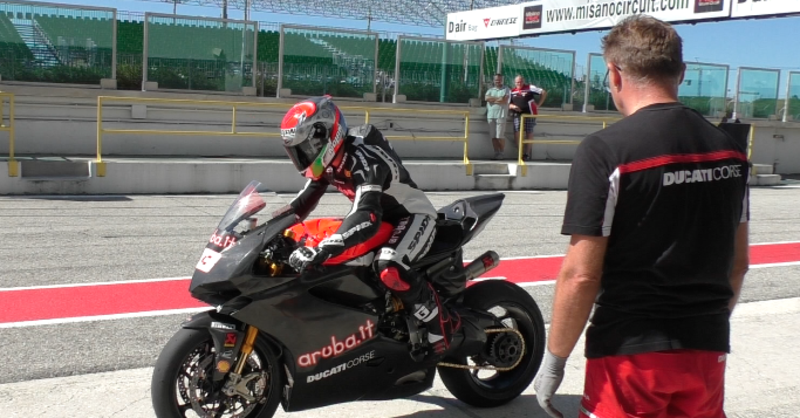 SBK 2016. Test positivi per Melandri a Misano