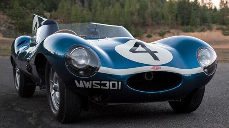 Una Jaguar D-Type del 1955 venduta all&#039;asta per 21 milioni di dollari