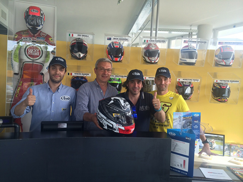 Andrea Ciccioni in compagnia di Francesco e Maurizio Bombarda