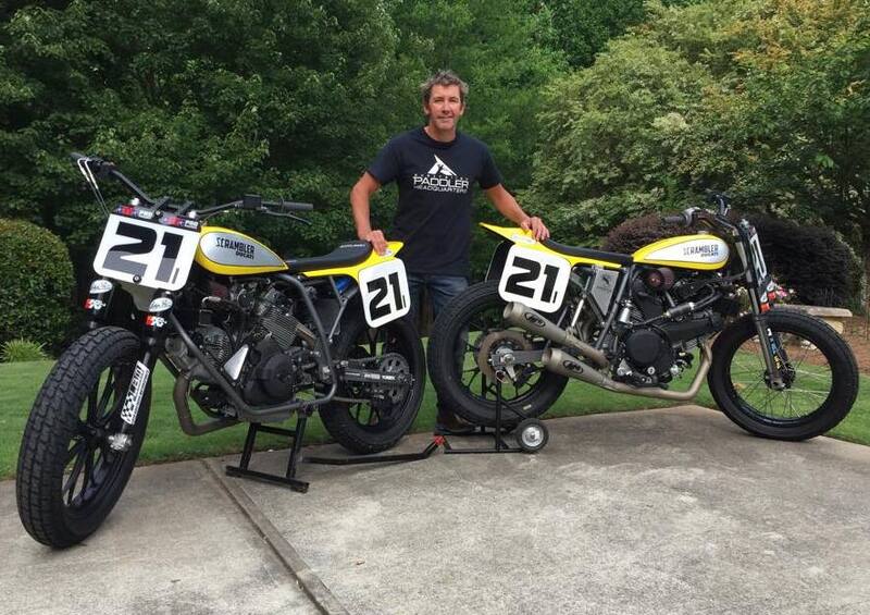 La Ducati di Troy Bayliss per le gare di Flat Track