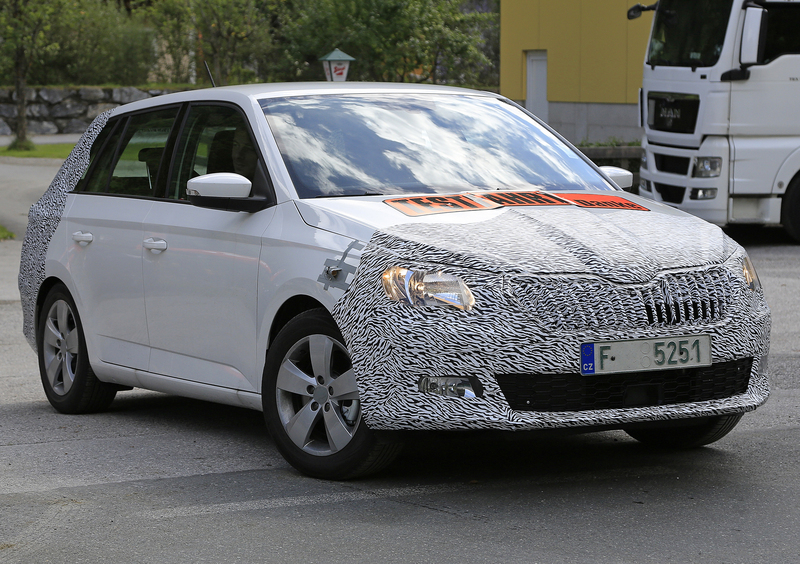 Skoda Fabia: prime prove per il facelift