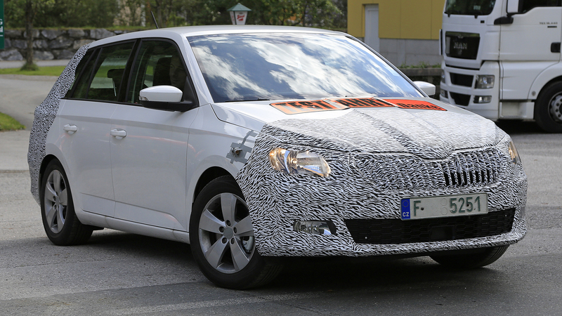 Skoda Fabia: prime prove per il facelift