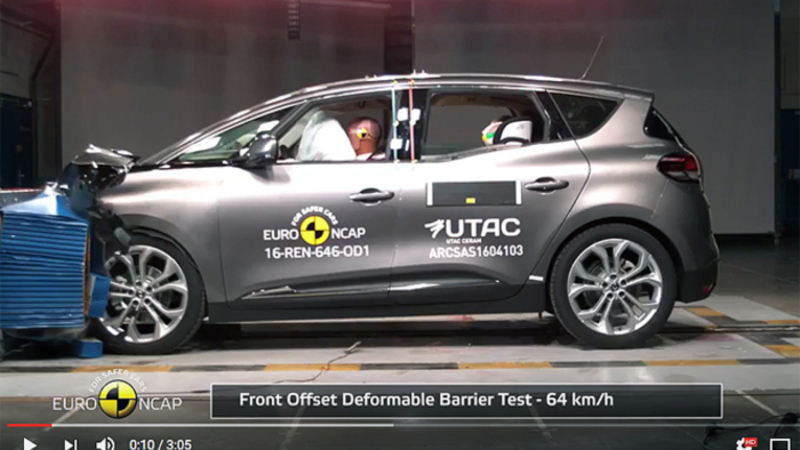 Euro NCAP, 5 stelle per Subaru Levorg e Renault Scenic