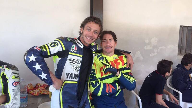 Valentino Rossi al Ranch sfida Nicky Hayden