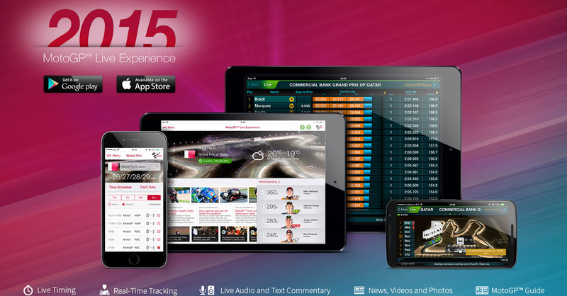 MotoGP Live Experience, un&rsquo;app per seguire le gare in diretta