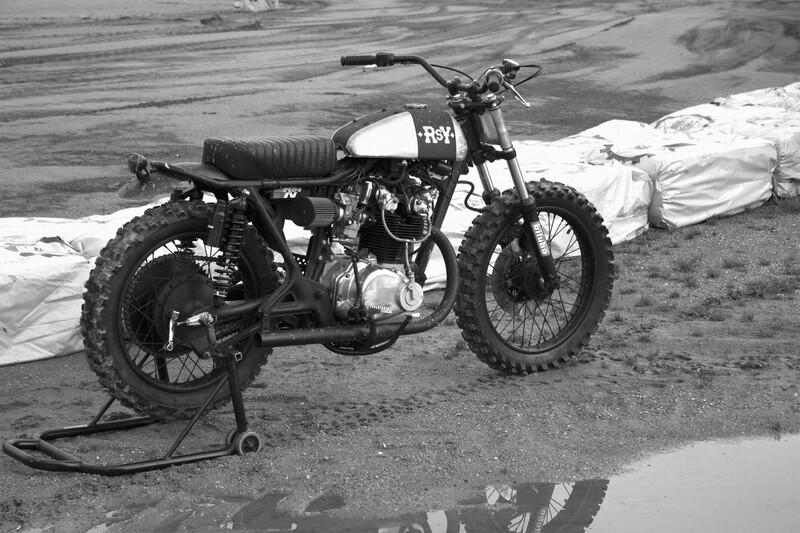 Anvil Rusty Quattroemezzo, flat track Honda