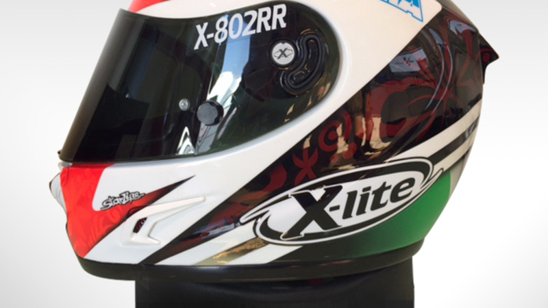 #Scossimauniti, il casco speciale di Petrucci per Misano