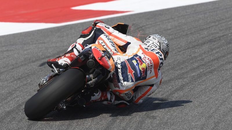 MotoGP 2016. Marquez in testa nel warm up