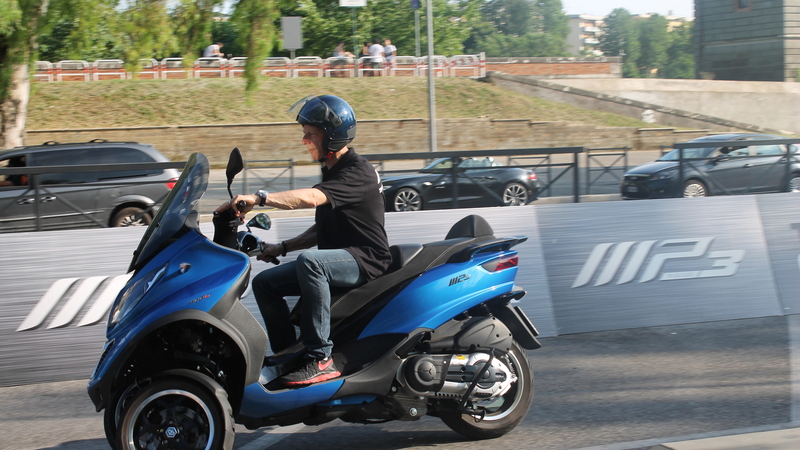 Piaggio MP3 a Roma: test ride fino a domenica