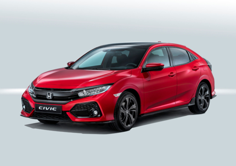 Honda Civic, la decima generazione al debutto al Salone di Parigi 2016