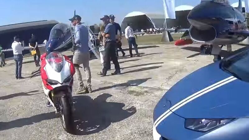 Lamborghini, Ducati e Frecce Tricolori. La festa dell&#039;eccellenza italiana! [Video]