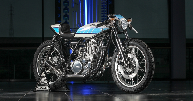 Yamaha SR 400 Krugger, vintage GP style