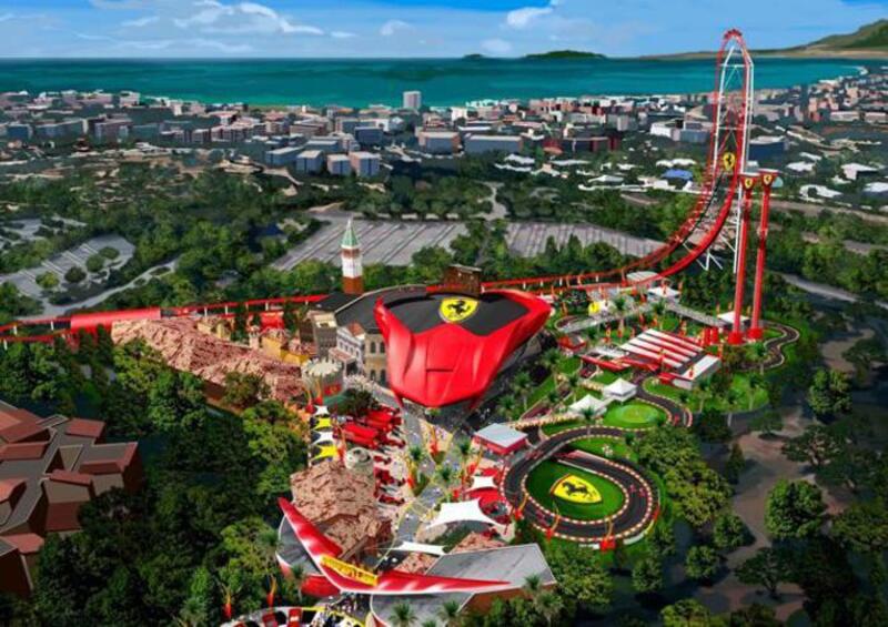 Ferrari Land: l&#039;anteprima. Sar&agrave; inaugurato ad aprile 2017