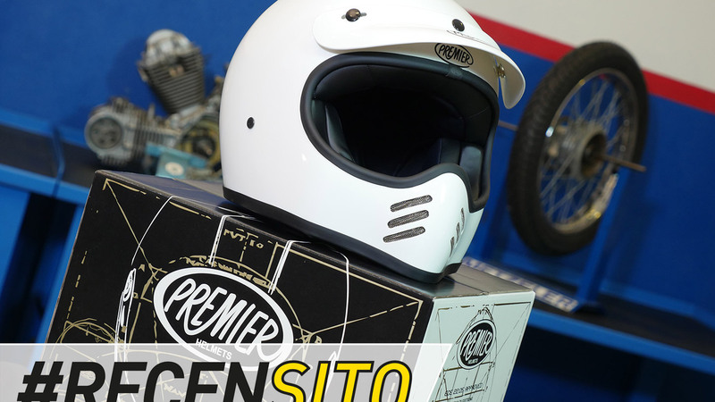 Premier Trophy MX. Recensione casco cross vintage