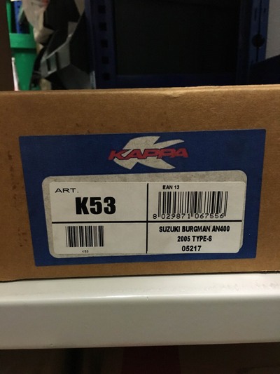 Attacco Bauletto Kappa Per Suzuki Burgmann