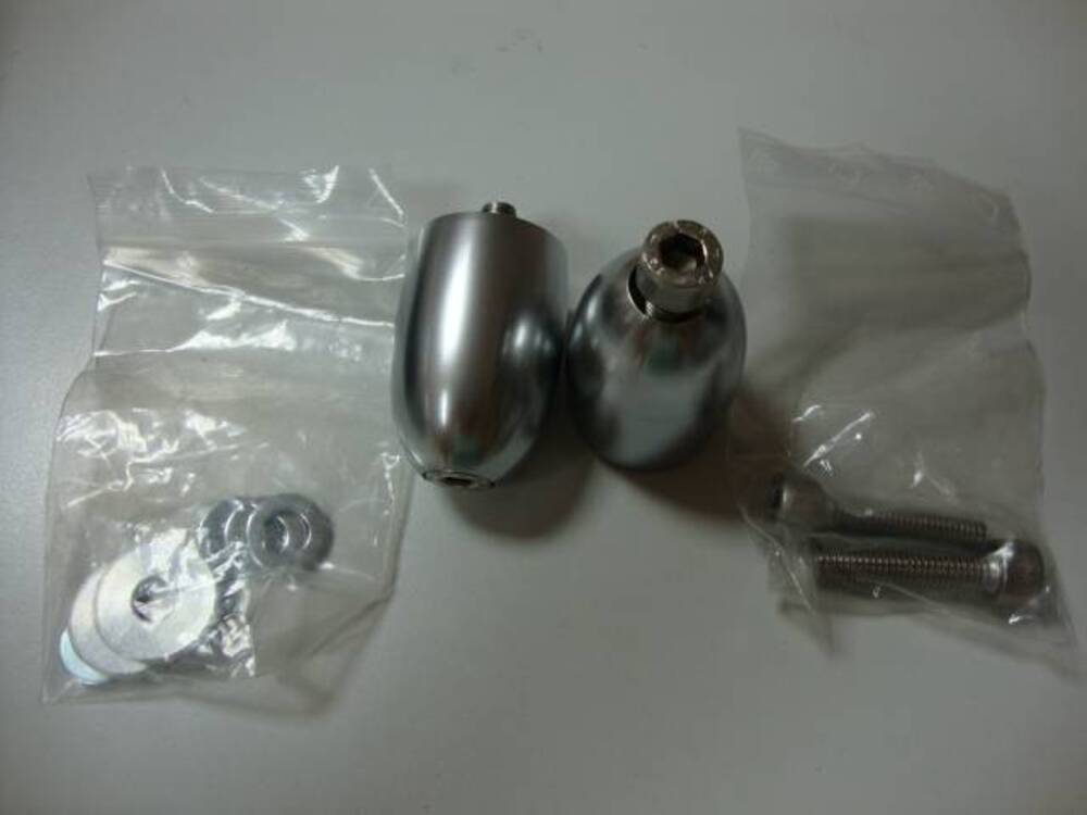 CONTRAPPESI CROMATI OVALI Kawasaki