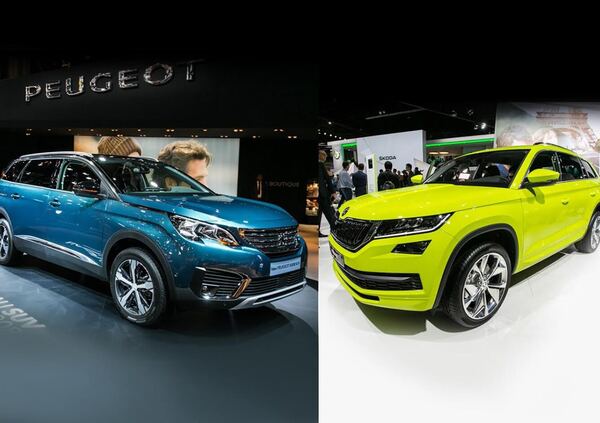 Peugeot 5008 vs Skoda Kodiaq: il confronto al Salone di Parigi [Video]