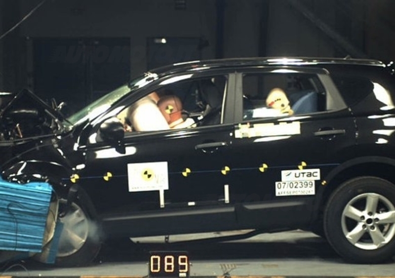 Qashqai a 5 stelle nei crash test