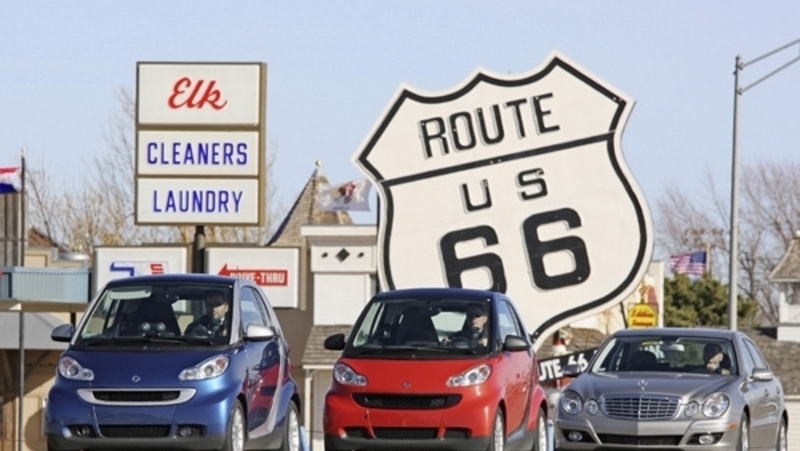 In Smart sulla Route 66