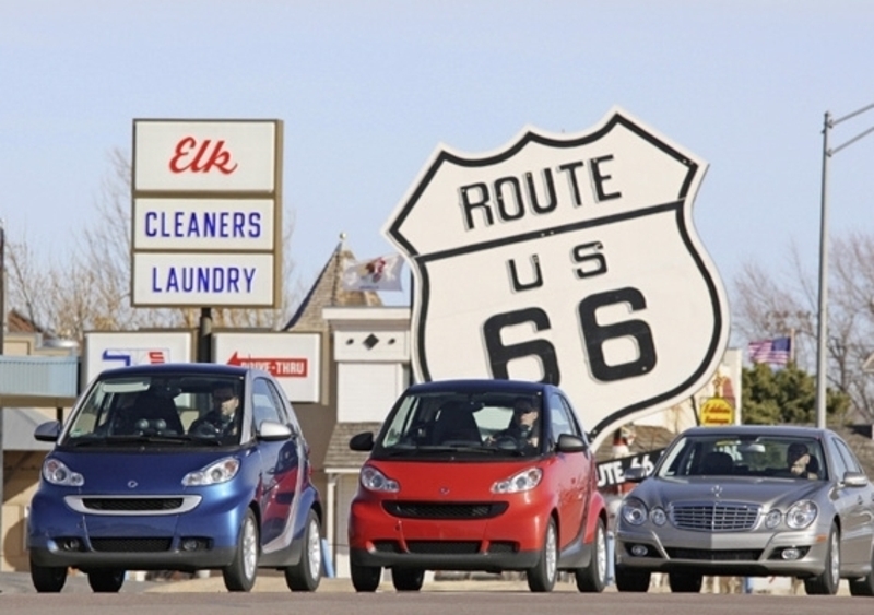 In Smart sulla Route 66