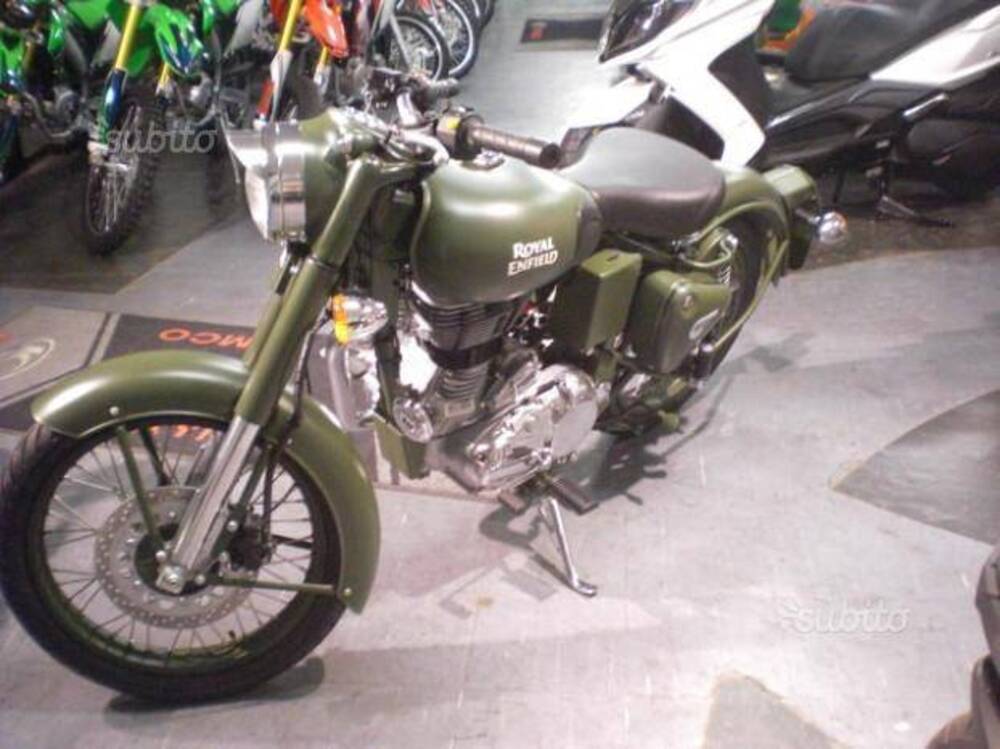 Royal Enfield Bullet 500 Classic EFI - Battle Green (2011 - 16) (4)