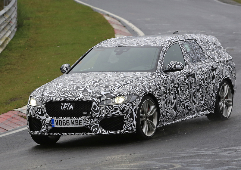 Nuova Jaguar XF Sportbrake: le foto spia al Ring