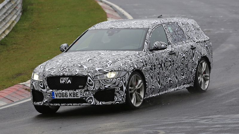 Nuova Jaguar XF Sportbrake: le foto spia al Ring