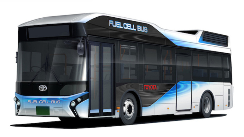 Toyota, primo bus a idrogeno in Giappone nel 2017