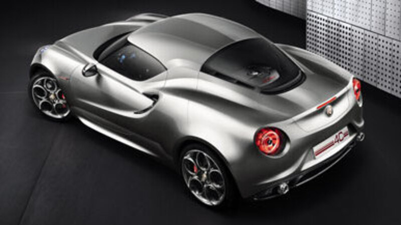 Alfa Romeo 4C Concept: cos&igrave; a Francoforte