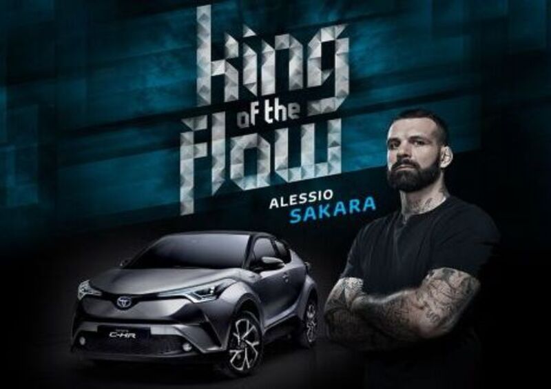 Toyota C-HR, Alessio Sakara &egrave; il &quot;King of the Flow&quot;