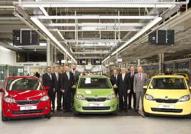 Skoda: al via la produzione della Citigo