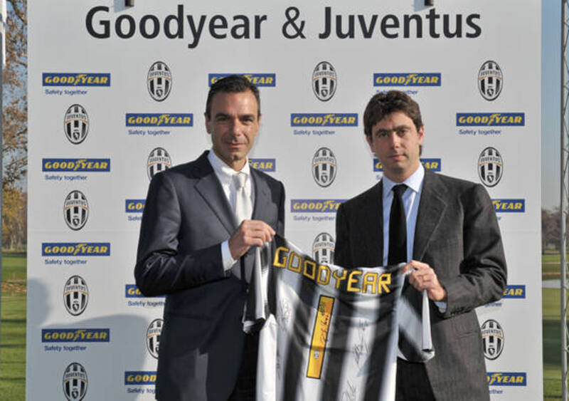 Goodyear sponsor della Juventus per il campionato 2011/2012