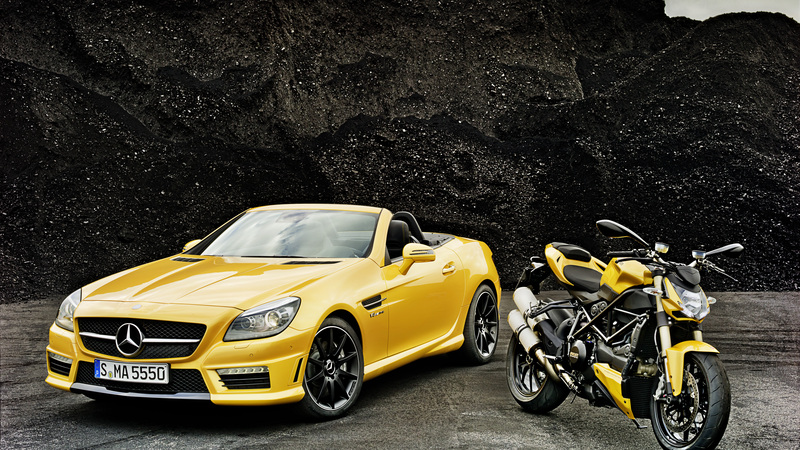 Mercedes-Benz SLK 55 AMG Streetfighter Yellow