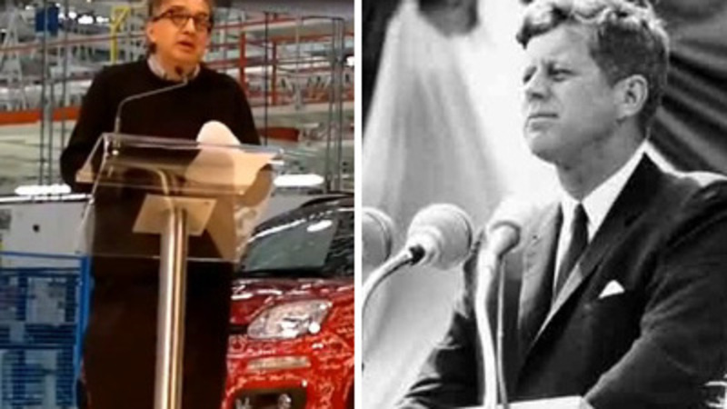 Pomigliano: Marchionne come Kennedy a Berlino