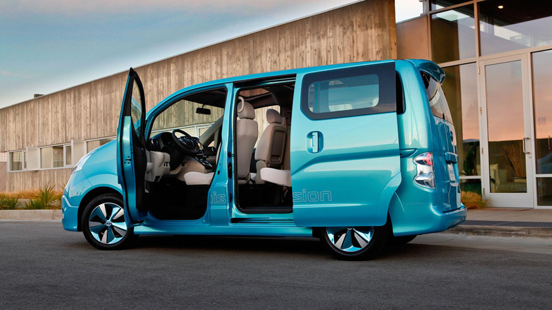 Nissan e-NV200 Concept: multi-spazio 100% elettrico