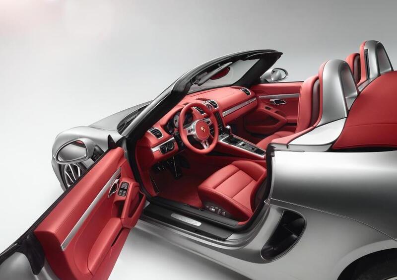 Porsche Boxster: gli interni del nuovo modello