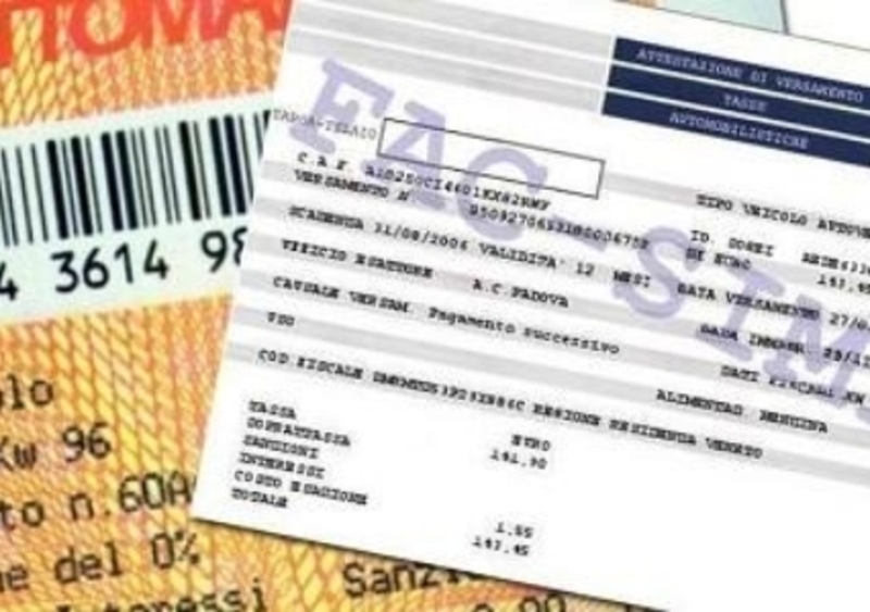 Bollo auto: previsto un aumento del 10%