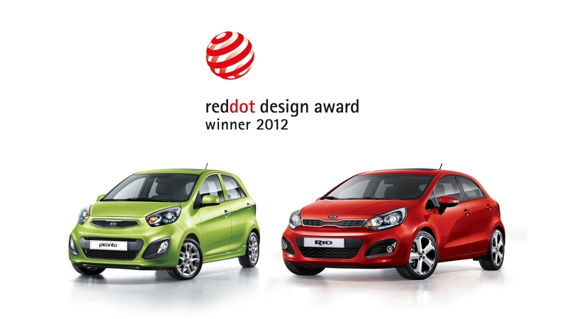 Kia Rio e Picanto premiate con i Red Dot Design Awards